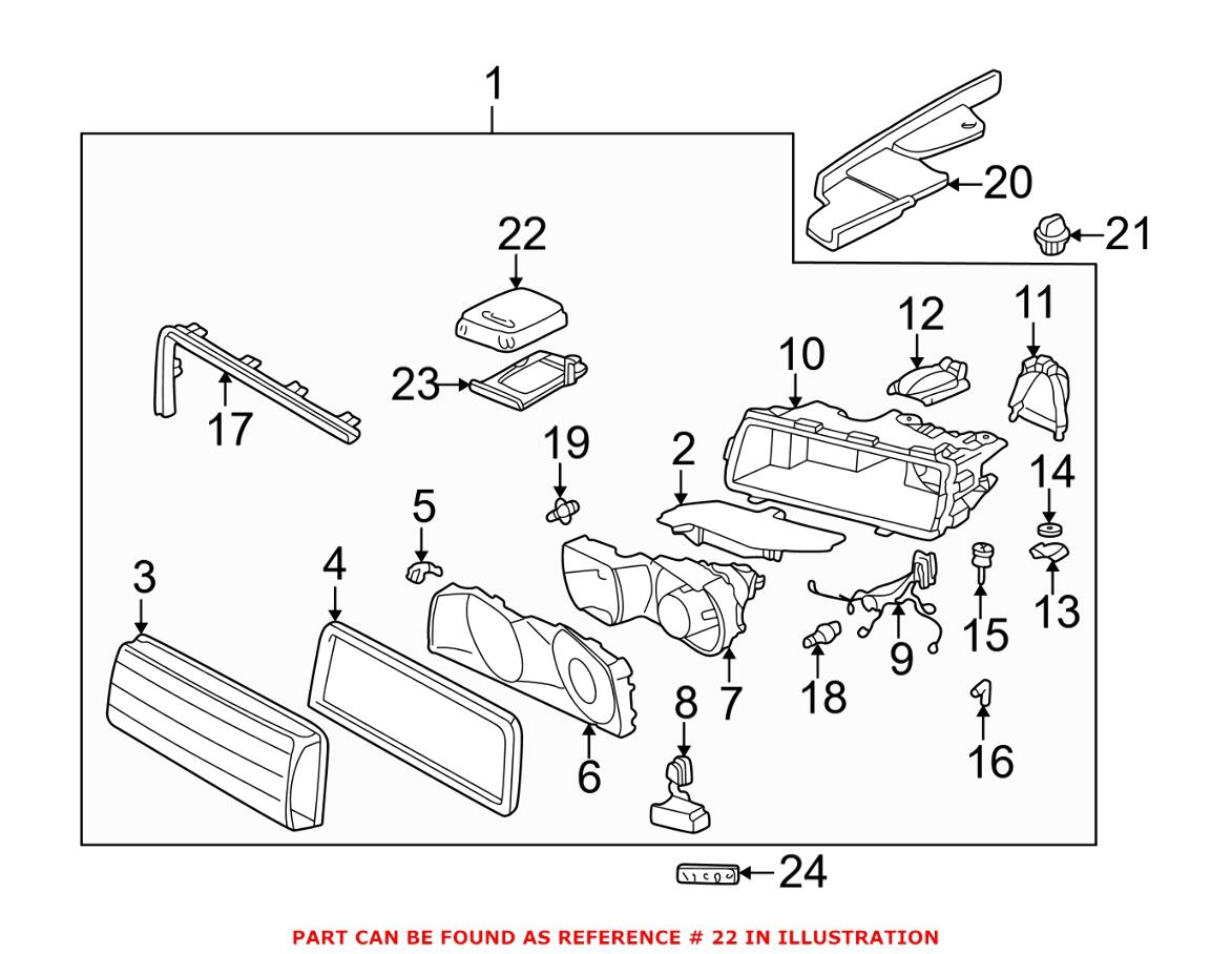 BMW High Intensity Discharge Headlight Control Module - Front 63128386960